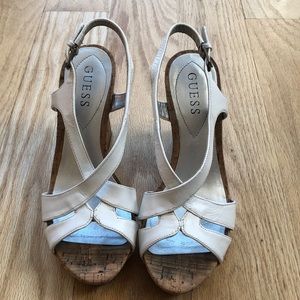 Guess Cork Wedges